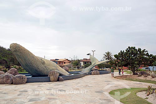  View of the Humpback whale Square  - Rio das Ostras city - Rio de Janeiro state (RJ) - Brazil