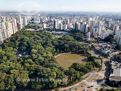  Picture taken with drone of the Bosque dos Buritis (Woods of Buritis)  - Goiania city - Goias state (GO) - Brazil