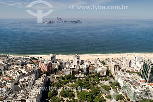  Picture taken with drone of the General Osorio Square with the Natural Monument of Cagarras Island in the background  - Rio de Janeiro city - Rio de Janeiro state (RJ) - Brazil