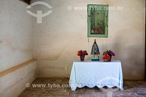  Inside of sacristy - Sao Joao Batista Chapel (1761)  - Goias city - Goias state (GO) - Brazil