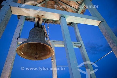  Detail of belfry of the Saint Francis of Paola Church (1761)  - Goias city - Goias state (GO) - Brazil