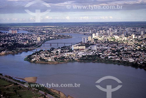  Aerial photo of the Paraiba do Sul River  - Campos dos Goytacazes city - Rio de Janeiro state (RJ) - Brazil