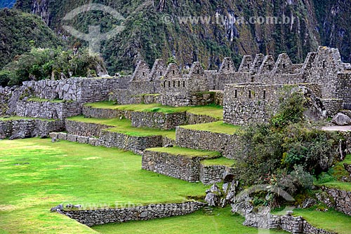  Main square - ruin of Machu Picchu  - Cusco Department - Peru