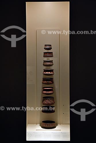  Chincha Bowls - Imperial Period - 1300 B.C - 1532 A.D. - on exhibit - Museo Arqueológico Rafael Larco Herrera (Arqueological Museum Rafael Larco Herrera)  - Lima city - Lima province - Peru