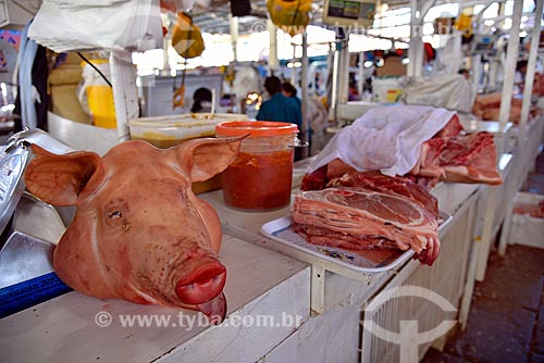  Pork on sale - Saint Peter Central Market  - Cusco city - Cusco Department - Peru