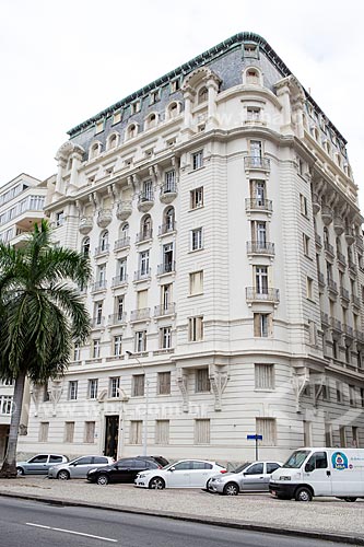  Facade of the Praia do Flamengo Building (1925) - Flamengo Beach Avenue  - Rio de Janeiro city - Rio de Janeiro state (RJ) - Brazil