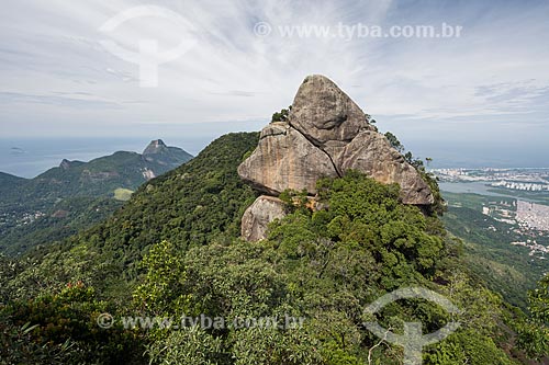  View of the Bico do Papagaio Mountain - Tijuca National Park  - Rio de Janeiro city - Rio de Janeiro state (RJ) - Brazil