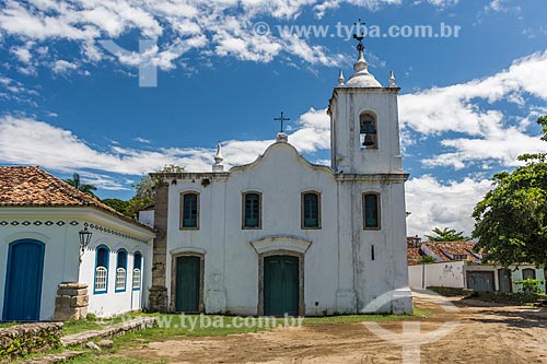  Facade of the Our Lady of Sorrows Church (1820)  - Paraty city - Rio de Janeiro state (RJ) - Brazil