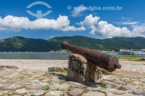  Old cannon on the banks of the Paraty Bay  - Paraty city - Rio de Janeiro state (RJ) - Brazil