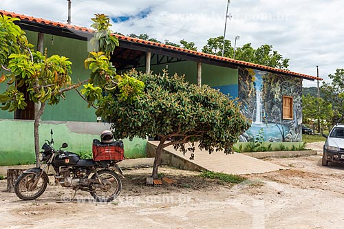  House facades of Kalunga Community near to Cavalcante city  - Cavalcante city - Goias state (GO) - Brazil