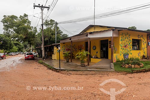  Facade of store - Vila de Sao Jorge district  - Alto Paraiso de Goias city - Goias state (GO) - Brazil