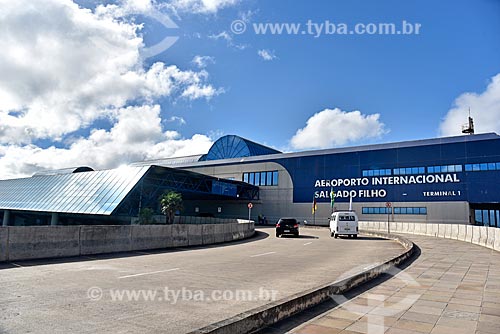  Facade of the Salgado Filho International Airport (1940)  - Porto Alegre city - Rio Grande do Sul state (RS) - Brazil