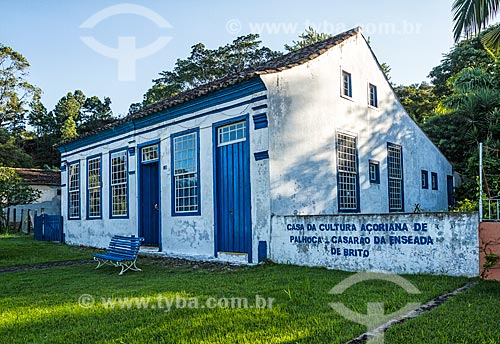  Facade of the House of Azorean Culture of Palhoca city  - Palhoca city - Santa Catarina state (SC) - Brazil