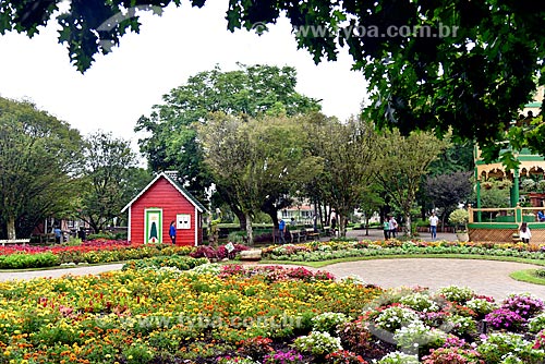  View of Flowers Square  - Nova Petropolis city - Rio Grande do Sul state (RS) - Brazil