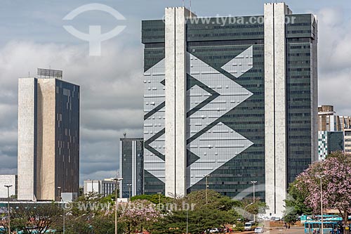 Facade of the Headquarters of Bank of Brazil  - Brasilia city - Distrito Federal (Federal District) (DF) - Brazil