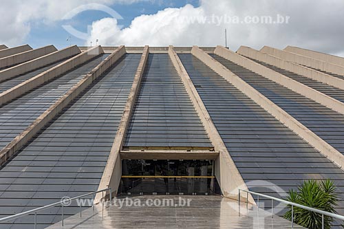  Facade of the Claudio Santoro National Theater (1966)  - Brasilia city - Distrito Federal (Federal District) (DF) - Brazil