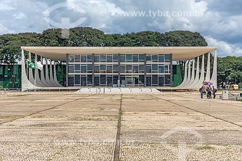  Facade of the Federal Supreme Court - headquarters of the Judiciary  - Brasilia city - Distrito Federal (Federal District) (DF) - Brazil