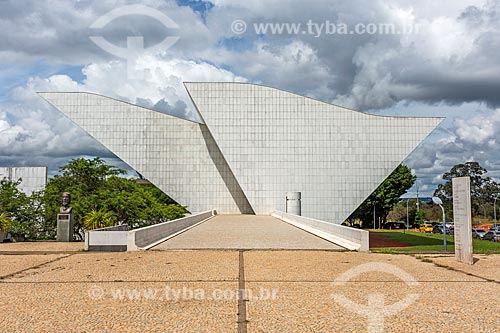  Facade of Pantheon of the Fatherland and Liberty Tancredo Neves  - Brasilia city - Distrito Federal (Federal District) (DF) - Brazil