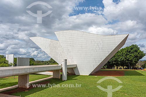  Facade of Pantheon of the Fatherland and Liberty Tancredo Neves  - Brasilia city - Distrito Federal (Federal District) (DF) - Brazil
