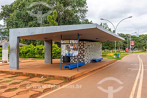  Bus stop - City Park Mrs. Sarah Kubitschek - also known as City Park  - Brasilia city - Distrito Federal (Federal District) (DF) - Brazil