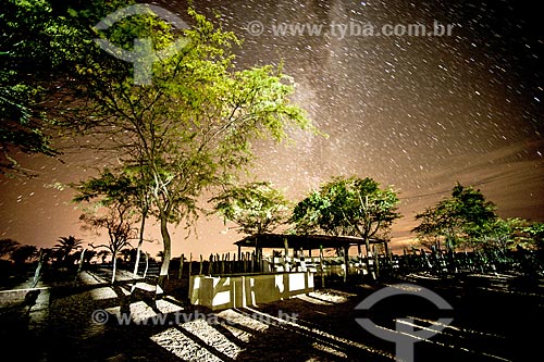 Farm corral - Diamantina Plateau at night  - Jacobina city - Bahia state (BA) - Brazil