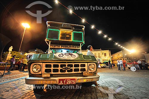  Detail of sound truck  - Jacobina city - Bahia state (BA) - Brazil