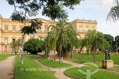  Facade of the National Museum - old Sao Cristovao Palace  - Rio de Janeiro city - Rio de Janeiro state (RJ) - Brazil