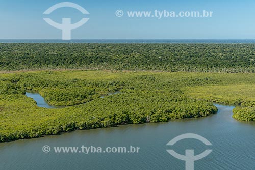  Aerial photo of the Superagui Island - Superagui National Park  - Guaraquecaba city - Parana state (PR) - Brazil