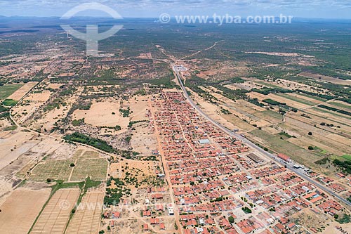  Picture taken with drone of the Ibo district  - Abare city - Bahia state (BA) - Brazil