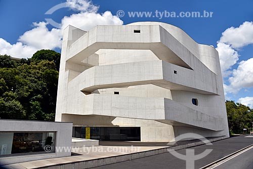  Facade of the Ibere Camargo Foundation (2008)  - Porto Alegre city - Rio Grande do Sul state (RS) - Brazil