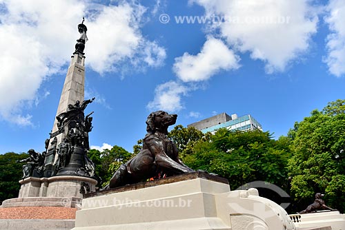  Julio de Castilhos Monument - Marechal Deodoro Square - better known as Matriz Square  - Porto Alegre city - Rio Grande do Sul state (RS) - Brazil