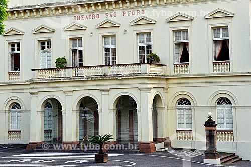  Facade of the Sao Pedro Theater (1858)  - Porto Alegre city - Rio Grande do Sul state (RS) - Brazil