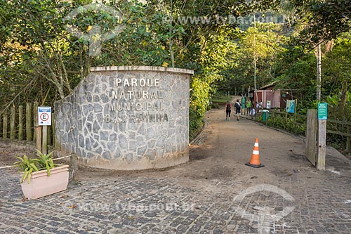  Entrance of the Municipal Natural Park Prainha  - Rio de Janeiro city - Rio de Janeiro state (RJ) - Brazil