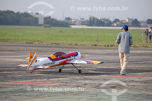  Replica of YAK-54 of Aeroworks - model airplane - Afonsos Air Force Base during the commemoration of the 145 years of the birth of Santos Dumont  - Rio de Janeiro city - Rio de Janeiro state (RJ) - Brazil