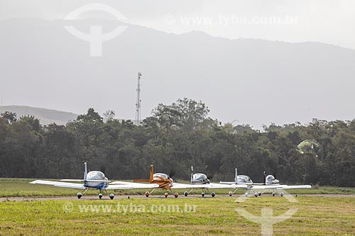  Airplanes of CEU (SKY) Squadron - runway of the Afonsos Air Force Base - commemoration of the 145 years of the birth of Santos Dumont  - Rio de Janeiro city - Rio de Janeiro state (RJ) - Brazil