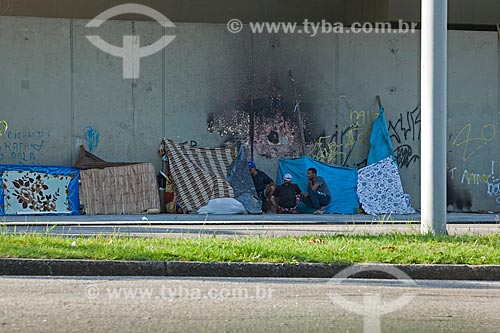 Homeless near to Maracana Station of Rio Subway  - Rio de Janeiro city - Rio de Janeiro state (RJ) - Brazil