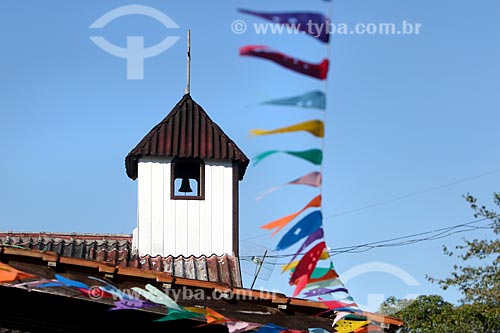  Detail of church - Tumbira riparian community - Anavilhanas National Park  - Novo Airao city - Amazonas state (AM) - Brazil
