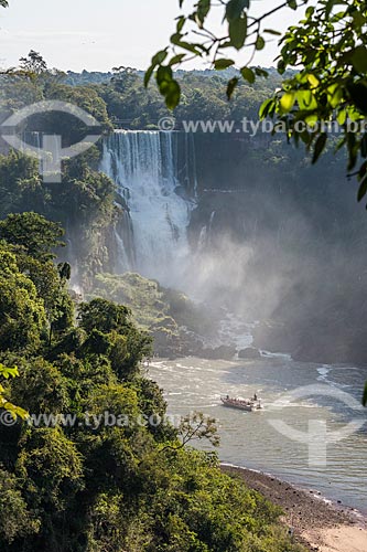  View of the Iguassu Waterfalls - Iguassu National Park  - Foz do Iguacu city - Parana state (PR) - Brazil