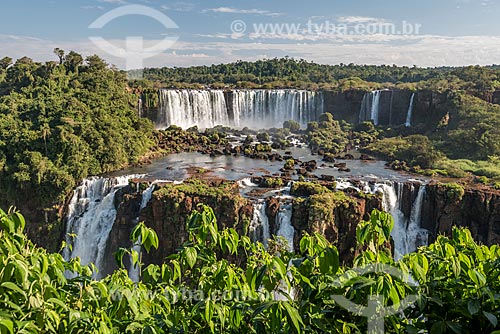  View of the Iguassu Waterfalls - Iguassu National Park  - Foz do Iguacu city - Parana state (PR) - Brazil