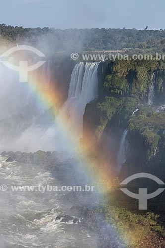  View of the Iguassu Waterfalls - Iguassu National Park  - Foz do Iguacu city - Parana state (PR) - Brazil