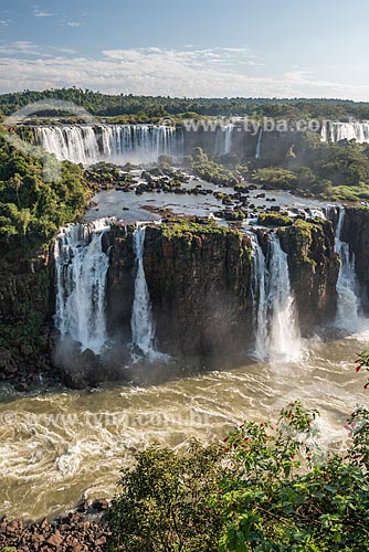  View of the Iguassu Waterfalls - Iguassu National Park  - Foz do Iguacu city - Parana state (PR) - Brazil