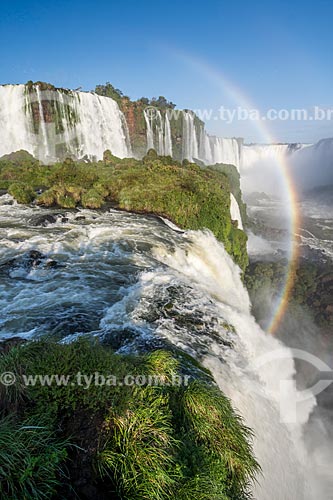  View of the Iguassu Waterfalls - Iguassu National Park  - Foz do Iguacu city - Parana state (PR) - Brazil