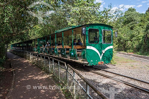  Ecological Train of the Jungle - that makes the sightseeing inside of the Iguassu National Park  - Puerto Iguazu city - Misiones province - Argentina