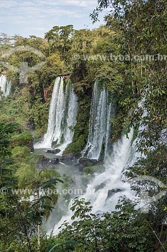  View of the Iguassu Waterfalls - Iguassu National Park  - Puerto Iguazu city - Misiones province - Argentina