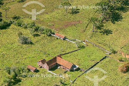  Aerial view of rural property  - Canela city - Rio Grande do Sul state (RS) - Brazil