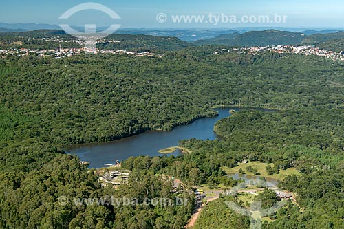  Aerial view of Caracol State Park  - Canela city - Rio Grande do Sul state (RS) - Brazil