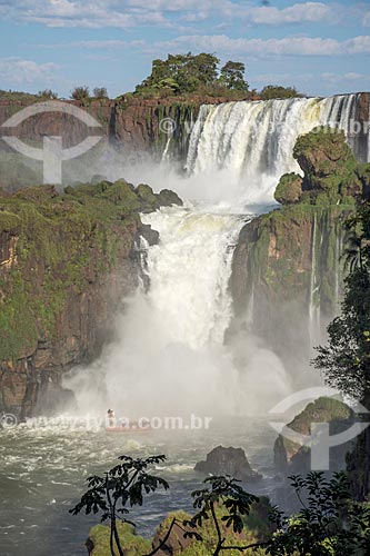  View of the Iguassu Waterfalls - Iguassu National Park  - Foz do Iguacu city - Parana state (PR) - Brazil