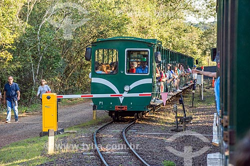  Ecological Train of the Jungle - that makes the sightseeing inside of the Iguassu National Park  - Puerto Iguazu city - Misiones province - Argentina