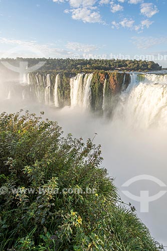  View of the Devils Throat waterfall - Iguassu National Park  - Foz do Iguacu city - Parana state (PR) - Brazil