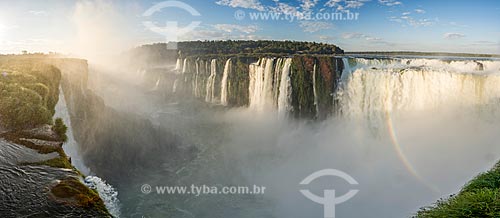  View of the Devils Throat waterfall - Iguassu National Park  - Foz do Iguacu city - Parana state (PR) - Brazil